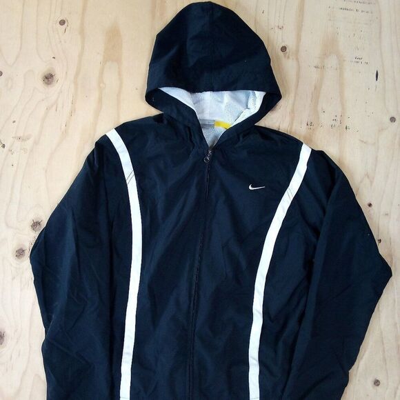 Vintage Y2K Nike Hooded Windbreaker Jacket - Picture 1 of 7